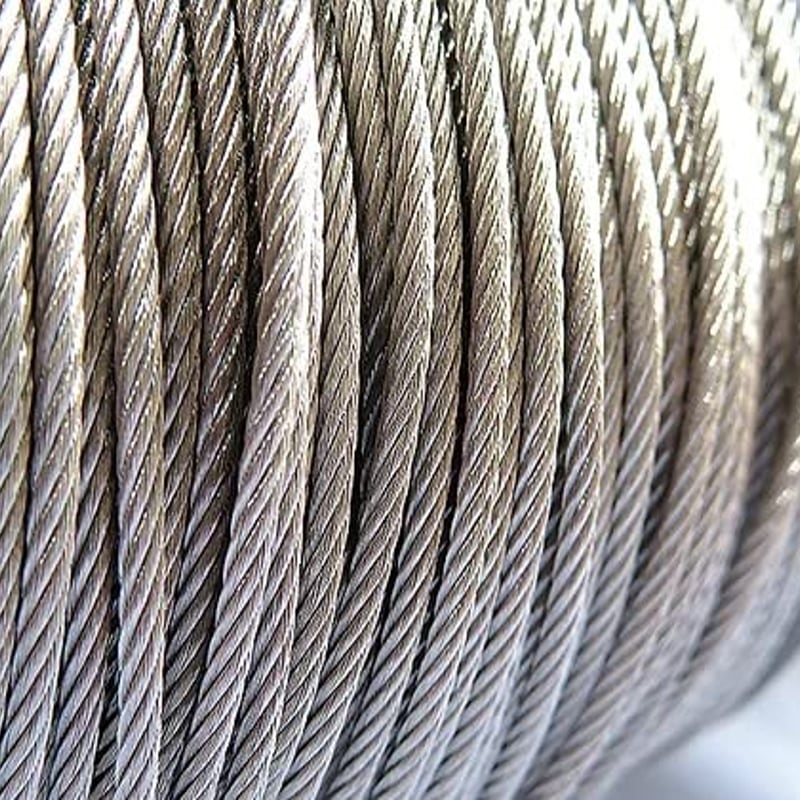 5mmステン製ワイヤー 7×19 100M巻 銅芯 線径5mm ワイヤーロープ 5mmステン製ワイヤー 7×19 100M巻 銅芯 線径5mm ワイヤーロープ