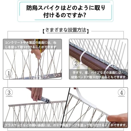 鳥よけシート 鳩よけ 25cm×10個入り 鳥よけグッズ 鳥よけ 鳥除け 鳥よけ対策 スズメ トゲトゲ とげとげ ベランダ 物干しHYM007