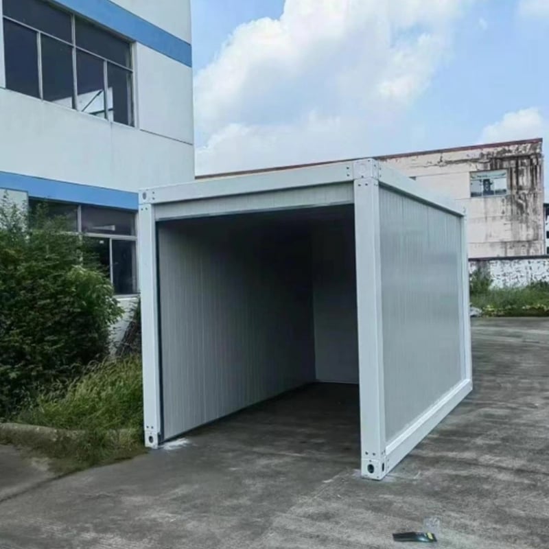車庫 組立式ハウス ユニットハウス おしゃれ 白 プレハブ ハウス工事用