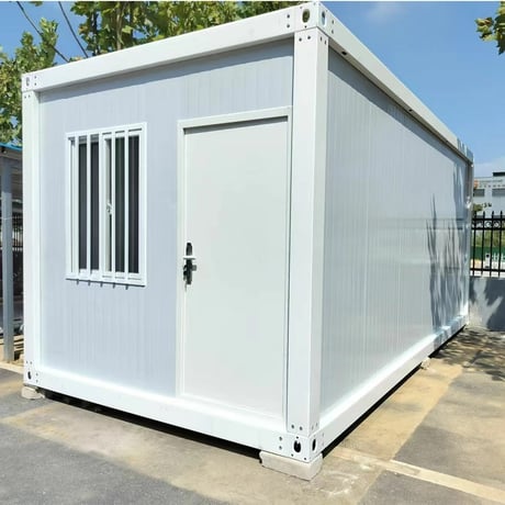 組立式ハウス コンテナハウス ユニットハウス おしゃれ プレハブ ハウス 工事用ハウス 仮設スーパーハウス 4サイズ　ダークグレー