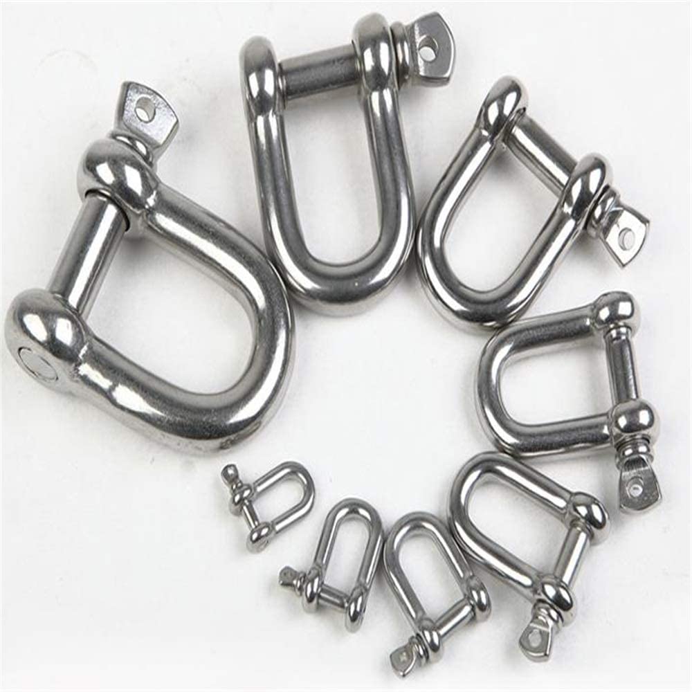 ステンレスシャックル8mm ステン製シャックル ロープ固定 ステンレスシャックル8mm ステン製シャックル ロープ固定