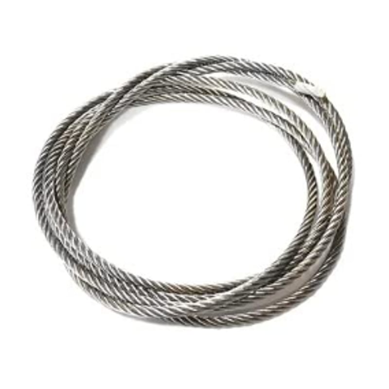 5mmステン製ワイヤー 7×19 100M巻 銅芯 線径5mm ワイヤーロープ 5mmステン製ワイヤー 7×19 100M巻 銅芯 線径5mm ワイヤーロープ