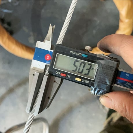 メッキワイヤー 線径5mm 6×24 100M巻 ワイヤーロープ 油抜き わいやーろーぷ 油無し 5ミリワイヤー くくりワイヤ くくりわな くくり 罠 ワイヤー RH094-W