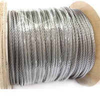 100巻き ステンレス ワイヤー 6×19 １００Ｍ巻 4mm ４ｍｍ 安全 油抜き 油無し ステンワイヤ redhat RH097