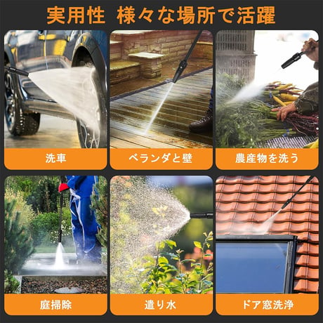 高圧洗浄機 コンパクト 圧洗浄 小型 家庭用 1800W 最大吐出圧力17MPa 50Hz/60Hz 東西日本兼用