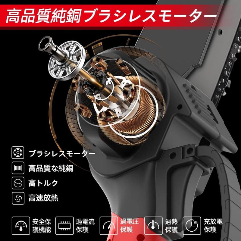 チェーンソー 充電式 電動チェーンソー ハンディ チェーンソー小型 チェーンソー 充電式 電動チェーンソー ハンディ チェーンソー小型
