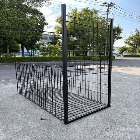 イノシシ・シカ用の箱罠ビッグ 片扉 捕獲機 動物捕獲器 アライグマ 捕獲器 アニマルキャッチャー檻 サイズ 160 x75x75cm 害獣 折り畳み 組み立て式（営業所止め）