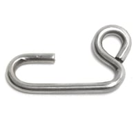 取り外し簡単 ねじりバネフック B ステンレス ねじりばね 落ちにくい 無くしにくい 専用フック ねじりばバネ ステー ステンレスフック redhat RH074