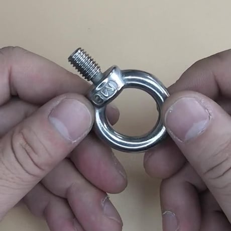 ステン製アイボルト m4 ステンレスボルト 10.83mm アイボルト ボルトセット 罠用品 メススレッド 吊り下げ 固定 補強 補助 金具 地震対策 家具 木工 RH-M4
