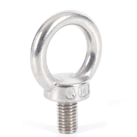 ステン製アイボルト m6 ステンレスボルト 12mm アイボルト ステンレス製 ボルトセット 罠用品 メススレッド 吊り下げ 固定 補強 補助 金具 地震対策 家具 木工RH-M6