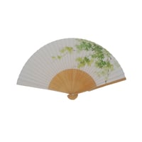 〈紳士用〉和紙扇子 青もみじ柄