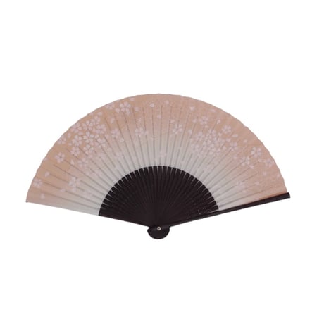 ＜婦人用＞紙扇子 桜ピンク柄
