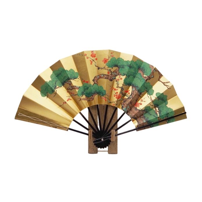 京扇子〉両面飾り扇子 松竹梅/秋草 扇子立付 箱入 | 京扇子とくの 公式