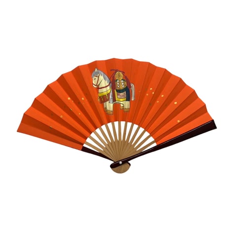 〈飾り扇子〉干支扇子　馬柄