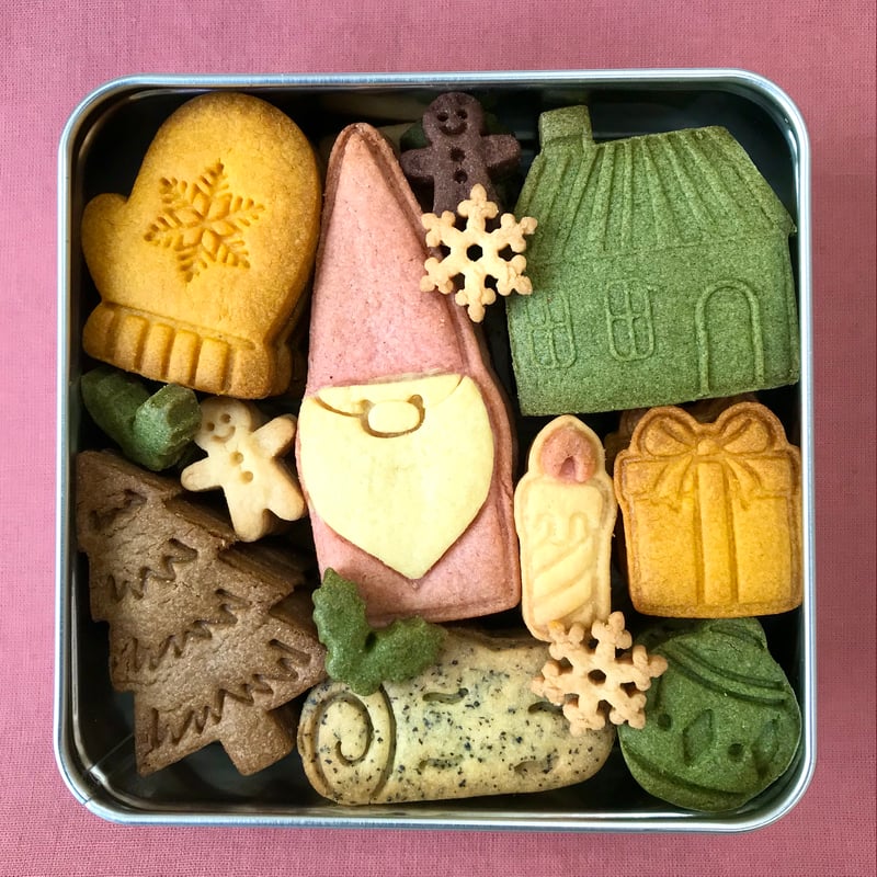 予約販売】クリスマスクッキー缶 | オリーブの木