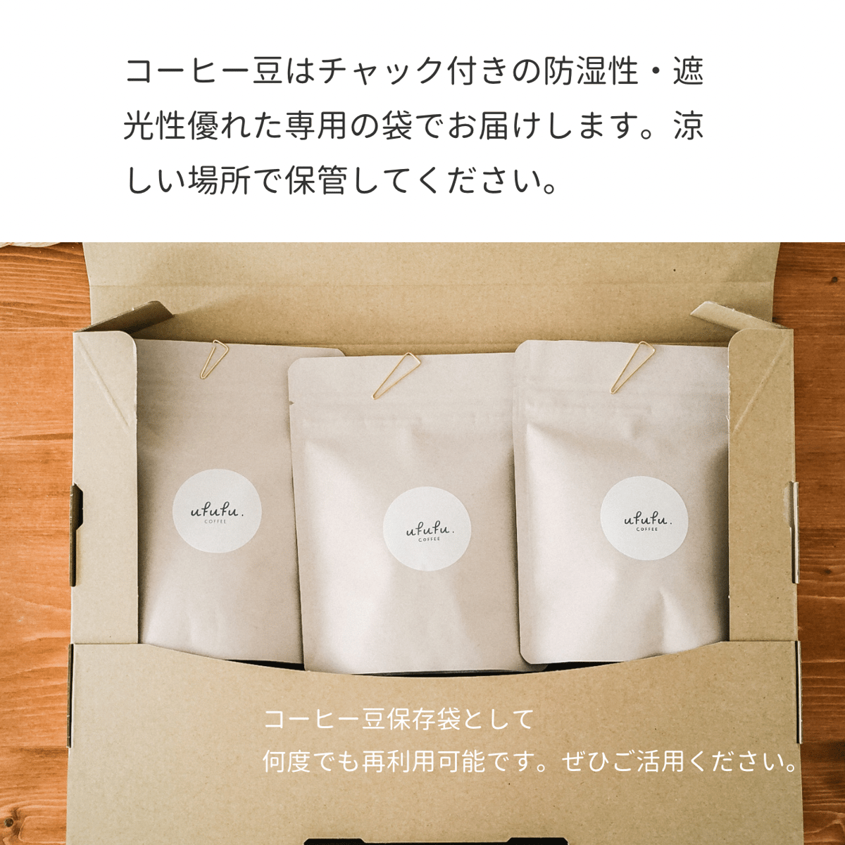 飲み比べ】店主おまかせコーヒー豆45g×3種 | ufufu. coffee