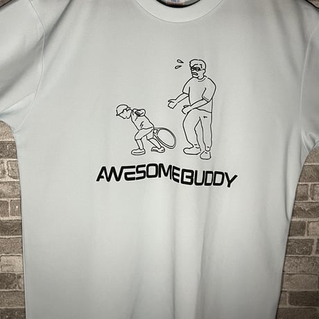 AWESOME BUDDY 祖父とテニスTシャツ