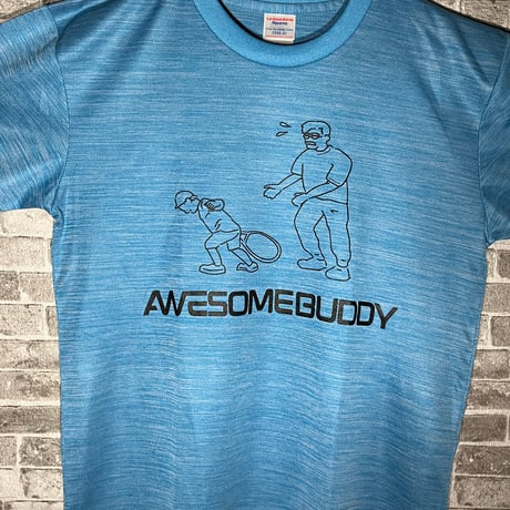 AWESOME BUDDY 祖父とテニスTシャツ