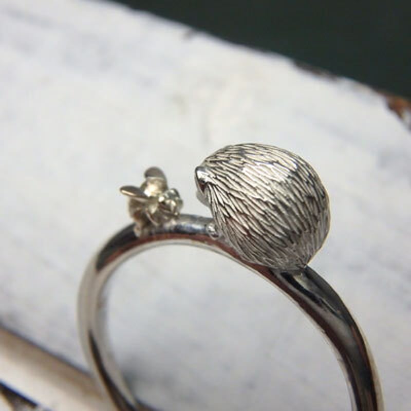 はりねずみ様専用】あーるめいど シトリン 桔梗リング フリーサイズ