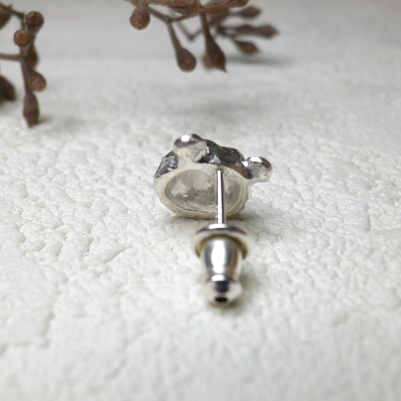 くま kumao ピアス （シルバー） ※片耳用です | shirokuma-microzoo