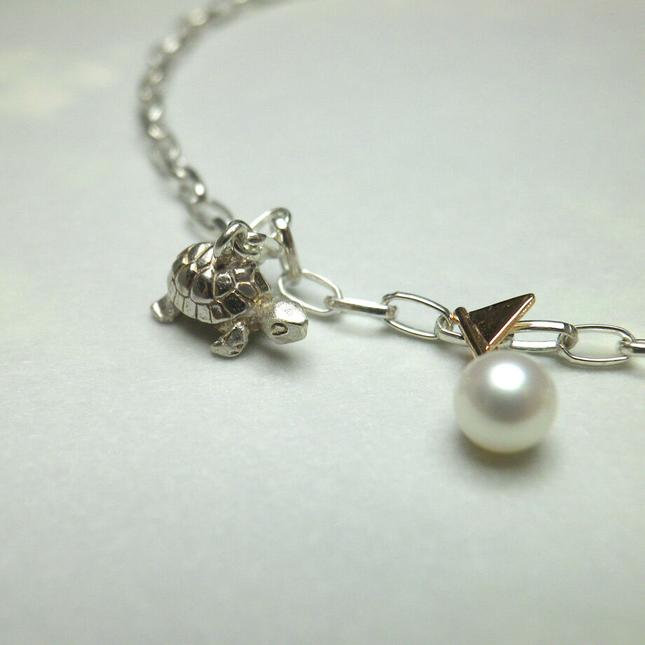 エゾユキウサギ　ブレスレット VDSB4063LSSI 【旭山動物園応援企画】エゾモモンガ ブレスレット