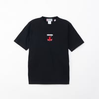 WINNIANタコフロント刺繍8.1ozTシャツ（ブラック）