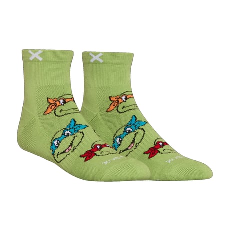 LARGE FEET - TMNT Classic Quarter Socks