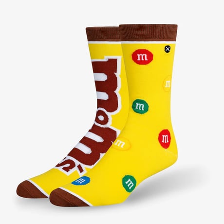 LARGE FEET - PEANUT M&M’S SPLIT YELLOW