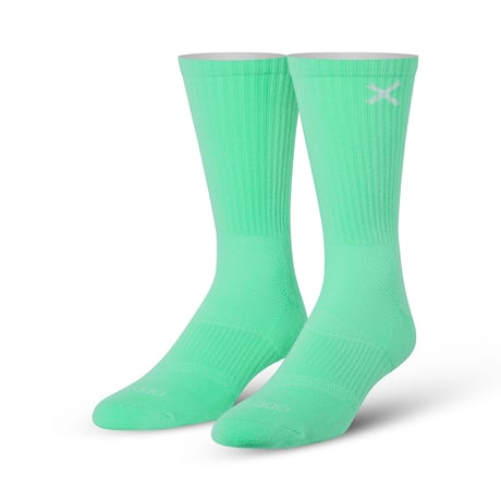 LARGE FEET - MINT GREEN CREW