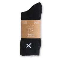 BASIX 3 PACK CREW BLACK