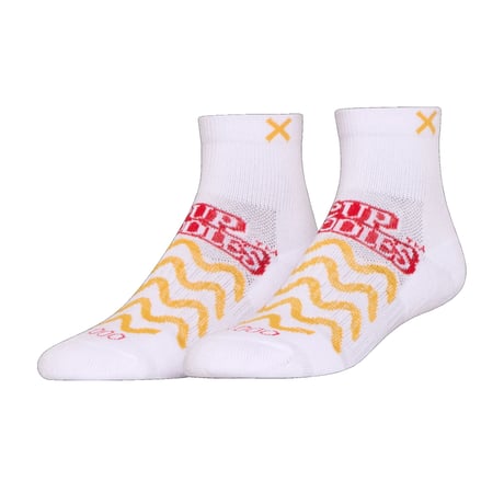 MEDIUM FEET - Cup Noodles Quarter Socks
