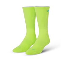 LARGE FEET - NEON YELLOW CREW