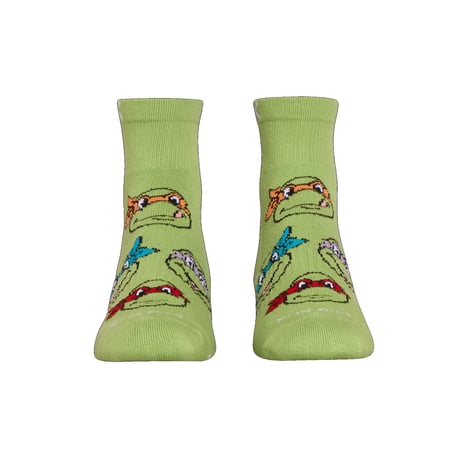 LARGE FEET - TMNT Classic Quarter Socks