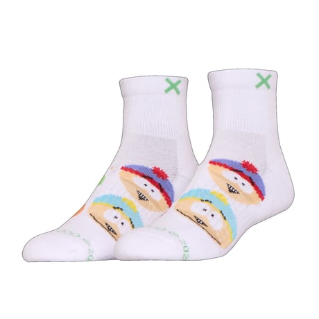 MEDIUM FEET - South Park Boys Quarter Socks