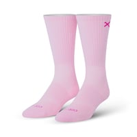 LARGE FEET - LIGHT PINK CREW