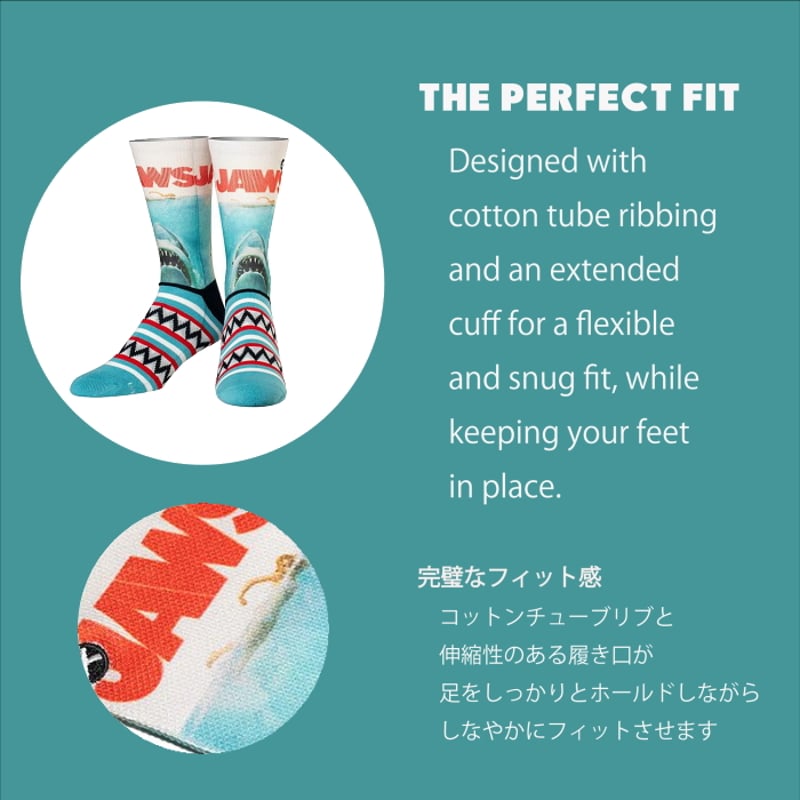 LARGE FEET - JAWS [在庫限り] | Odd Sox-Japan