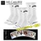 LARGE FEET - WE CAN RISE 3 PACK CREW SOCKS