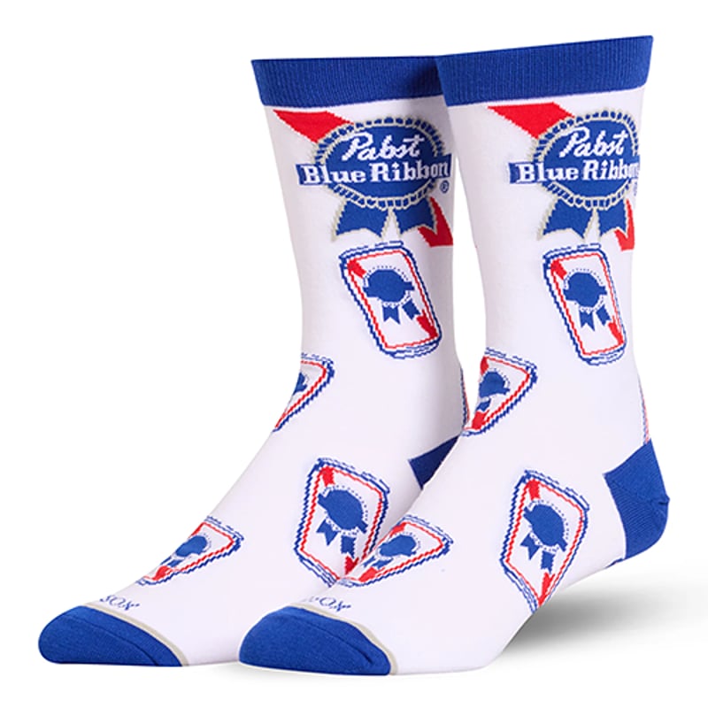 MEDIUM FEET - PABST BLUE RIBBON CANS | Odd Sox-