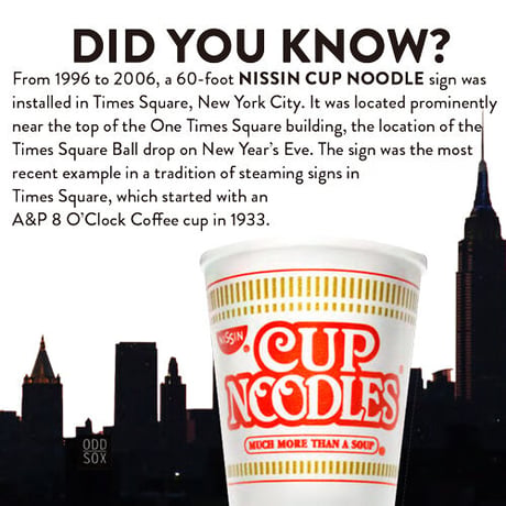 LARGE FEET - CUP NOODLES
