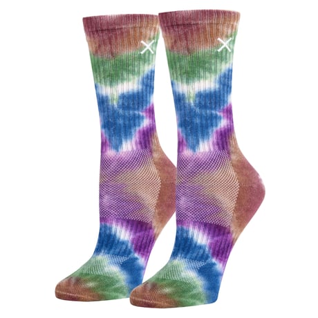 LARGE FEET - TIE DYE HIPPY