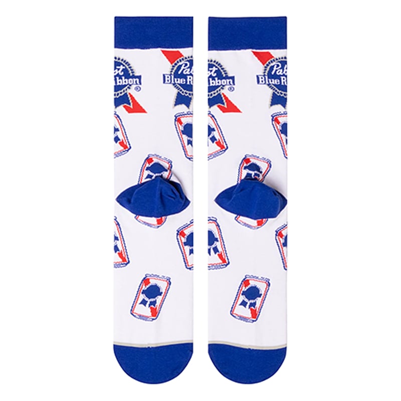 MEDIUM FEET - PABST BLUE RIBBON CANS | Odd Sox-