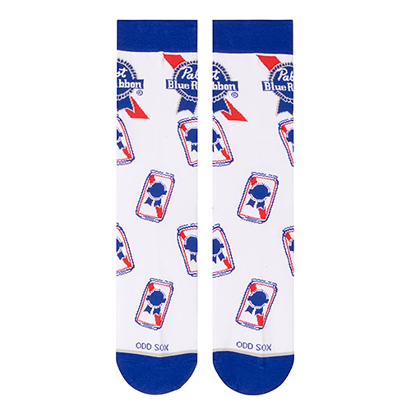 MEDIUM FEET - PABST BLUE RIBBON CANS | Odd Sox-