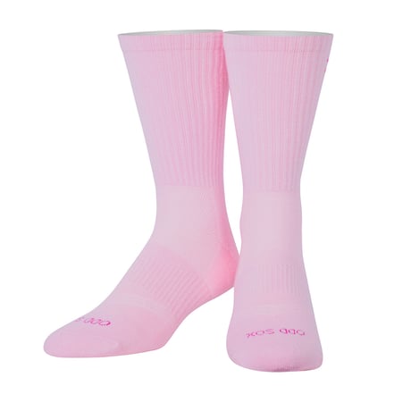 LARGE FEET - LIGHT PINK CREW