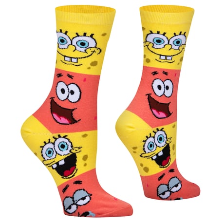 MEDIUM FEET - SPONGEBOB & PATRICK SMILEY