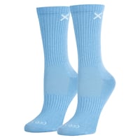 MEDIUM FEET - SKY HEATHER CREW