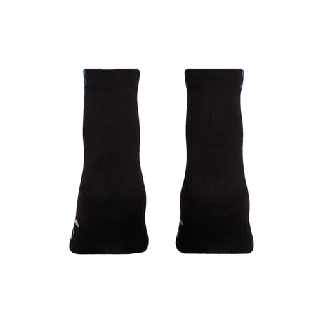 MEDIUM FEET - Oreo Black Quarter Socks