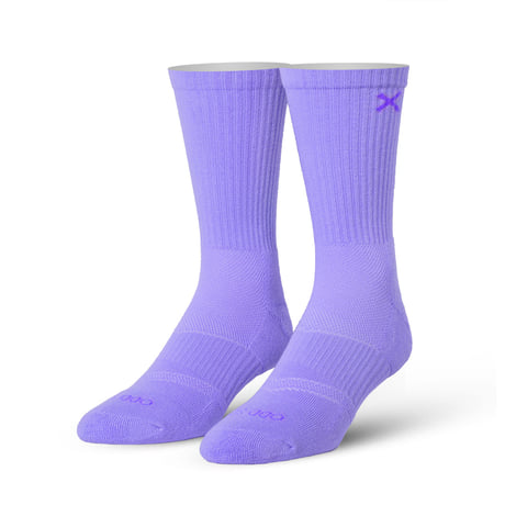 LARGE FEET - COOL PURPLE CREW