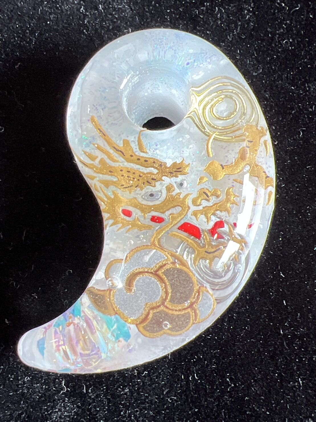 最強陰陽統合☯️勾玉~龍神と金雲~ホワイトラメ | 陰陽統合 最強陰陽統合☯️勾玉~龍神と金雲~ホワイトラメ | 陰陽統合