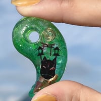 最強陰陽統合オルゴナイト勾玉☯️チャクラカラー | 陰陽統合