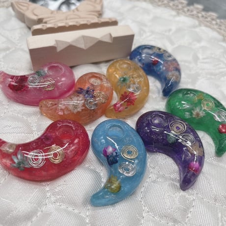 最強陰陽統合オルゴナイト勾玉☯️チャクラカラー